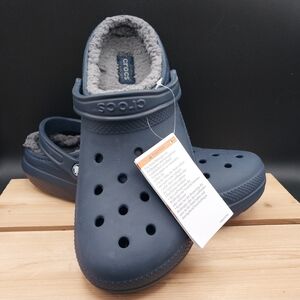 NWT Crocs Classic Clogs Navy Blue Slip On Comfort Shoes Unisex